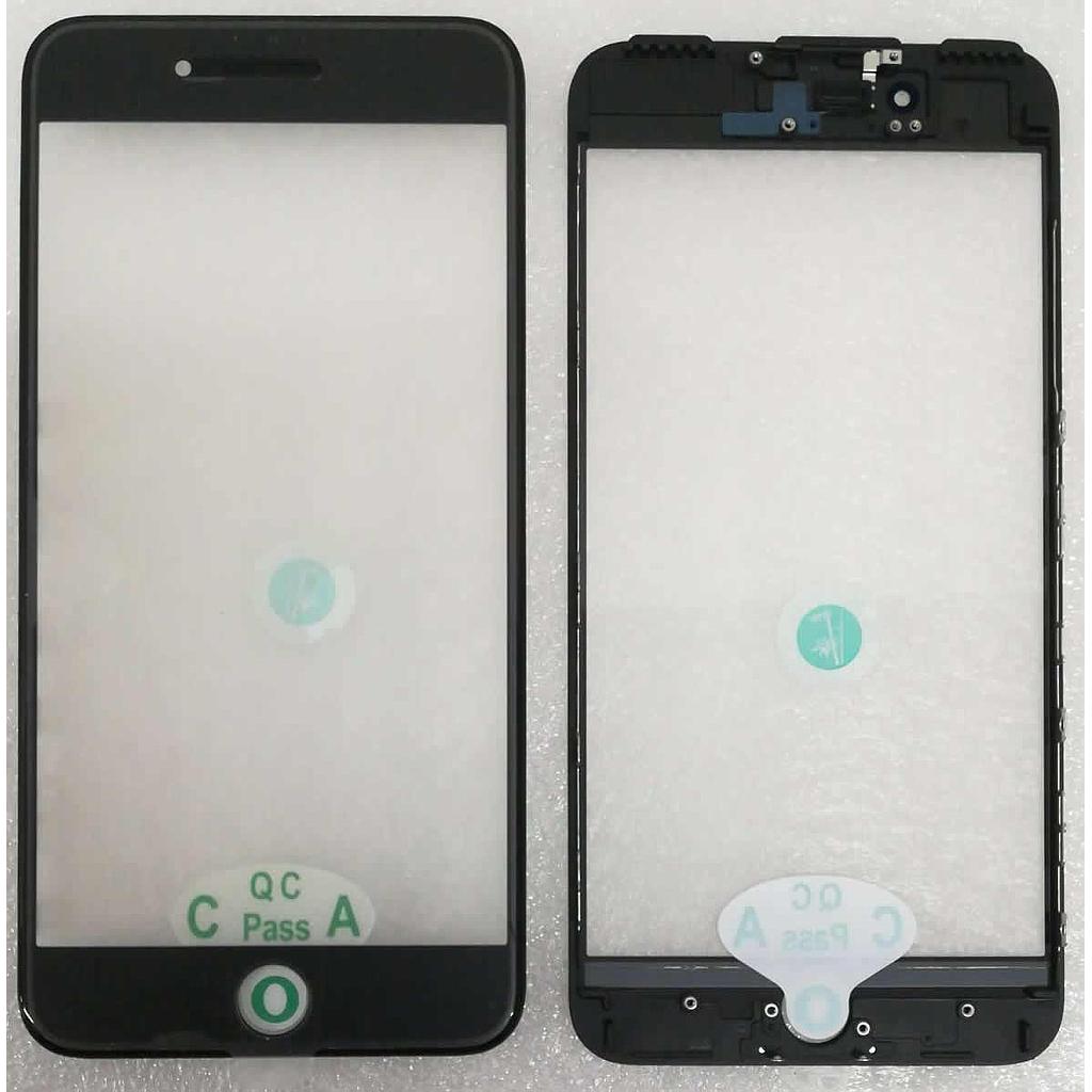 Vetro Lcd per iPhone 7 Plus black con frame e oca