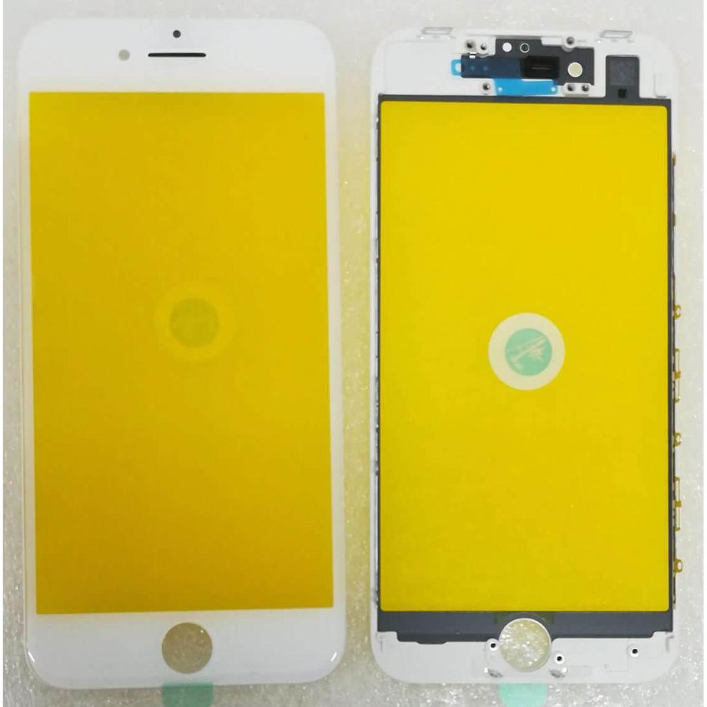 Glass Lcd for iPhone 8 white con frame A80glafw0