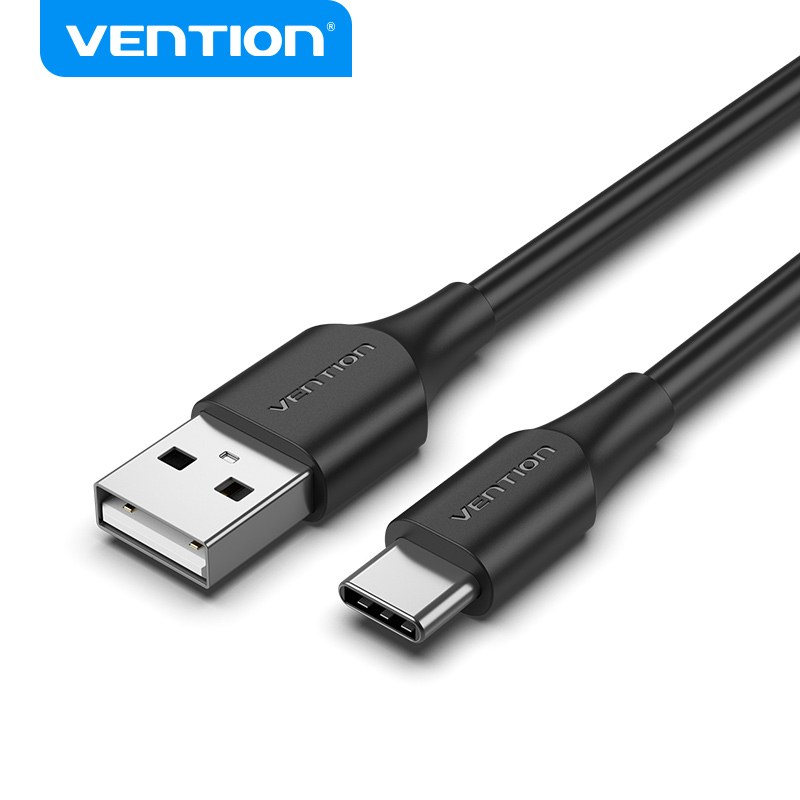 Vention Data Cable USB To Type-C 3A 1m black CTHBF