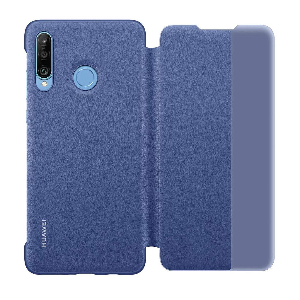 Custodia Huawei P30 Lite flip cover smart view blue 51993077