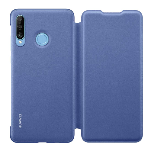 Case Huawei P30 Lite wallet cover blue 51993080