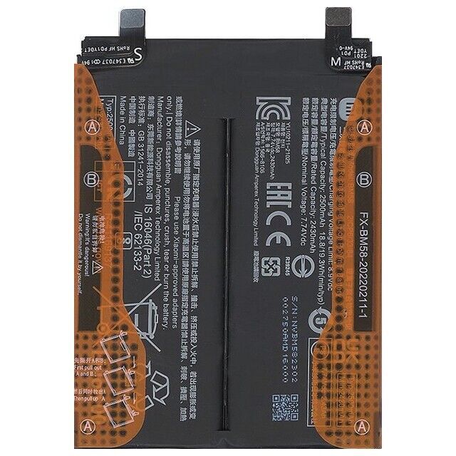 Xiaomi Batteria Service Pack MI 11T Pro 5G 2107113SG BM58 460200008M1G 460200007R1G 