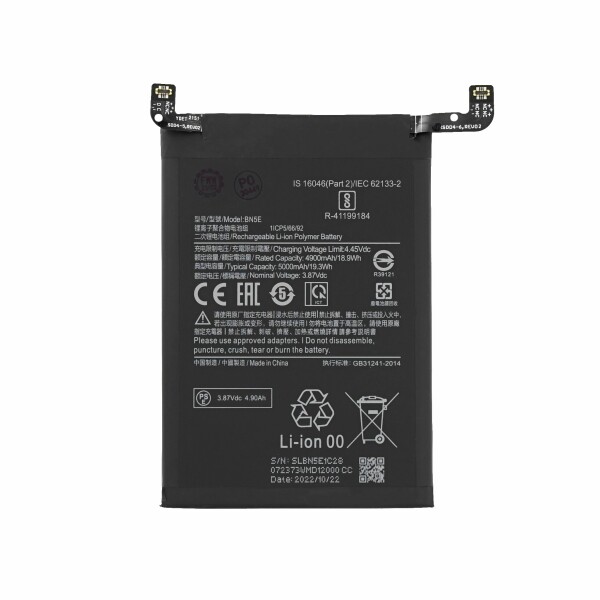 Xiaomi Battery Service Pack Xiaomi Redmi Note 12 Pro 4G Note 11 Pro 5G Note 11 Pro Poco X4 Pro 5G BN5E 46020000A2LM 46020000CQ1G 46020000A41G