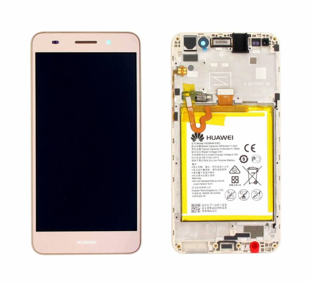Huawei Display Lcd Y6II CAM-L21 gold with battery 02350VUK