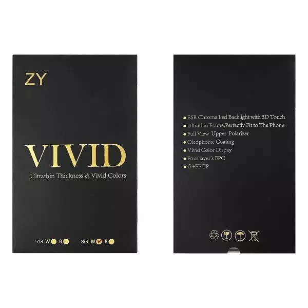 ZY Display LCD For iPhone 8 White Vivid FHD TFT