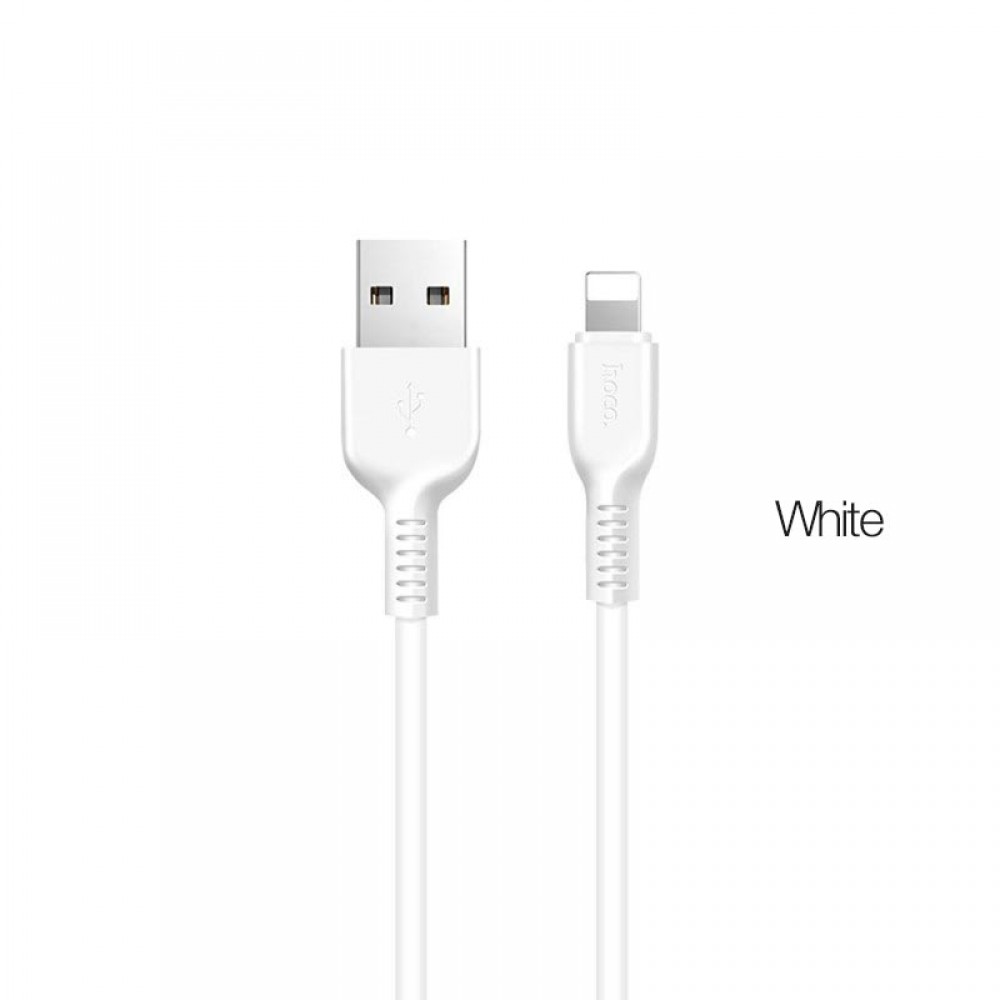 Hoco data cable Lightning 2A 3mt white X20