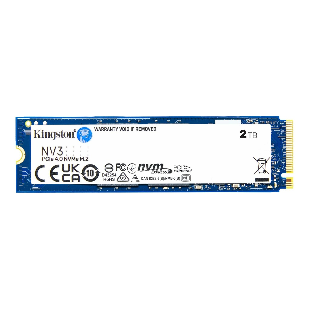 Kingston SSD 2TB NVMe PCIe 4.0 M.2 NV3 SNV3S/2000G