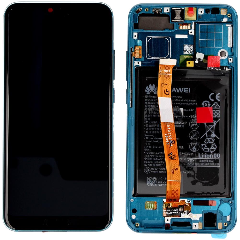 Huawei Display Lcd Honor 10 green with battery 02351YDB