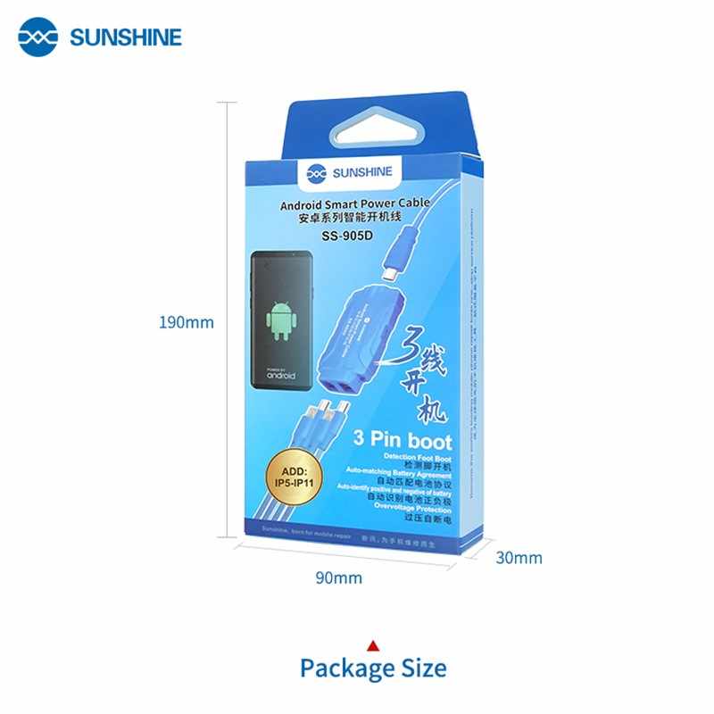 Sunshine Android & iPhone Smart Power Cable With 21 Type Base Click To Boot SS-905D