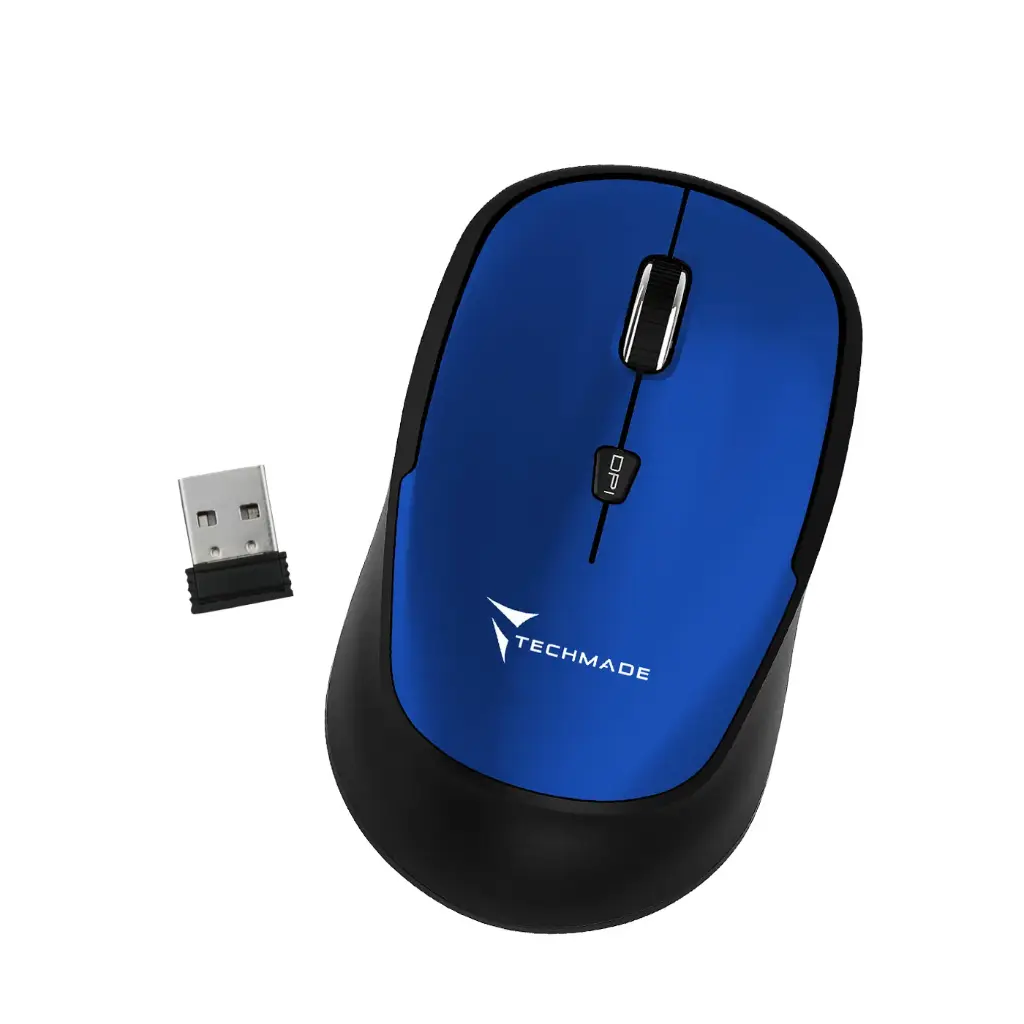 Techmade Mouse Wireless Blue TM-XJ35-BL