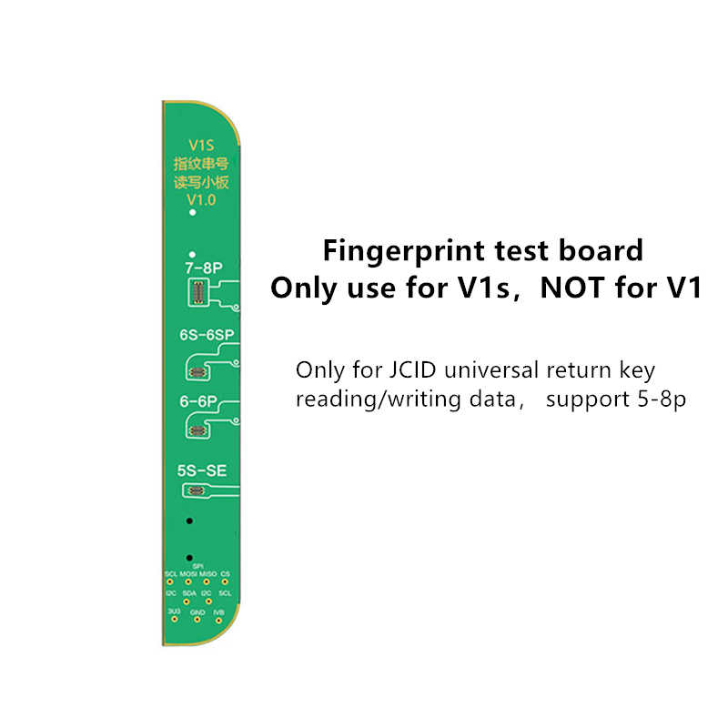 Basetta board adattatore fingerprint per programmatore JCID V1S