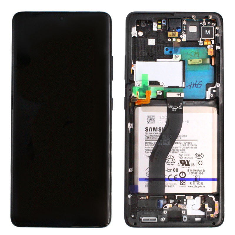 Samsung Display Lcd S21 Ultra 5G SM-G998B black con Batteria GH82-24591A GH82-24925A