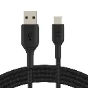 Belkin Data Cable Type-C 1m In Nylon Black CAB002BT1MBK