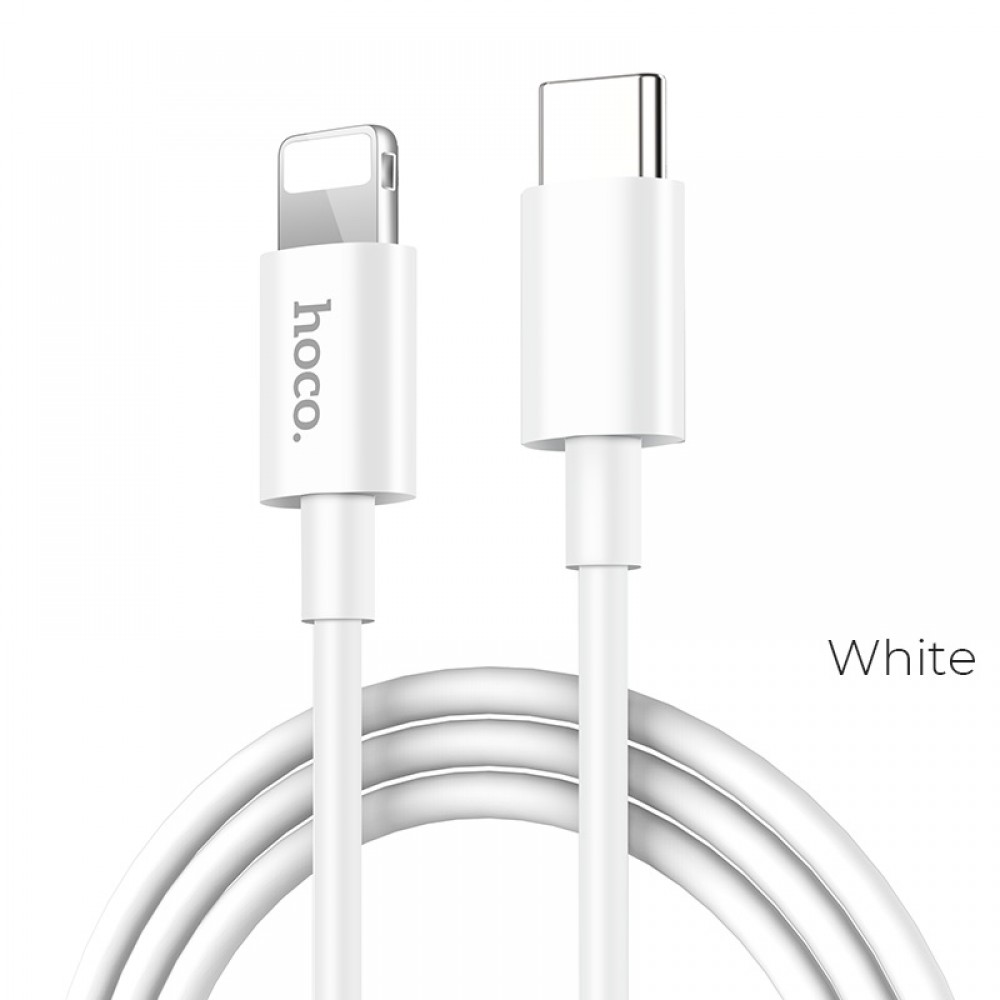 Hoco data cable Type-C a Lightning 3.0A 1mt fast charger white X36 