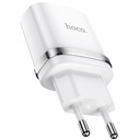 Hoco charger USB 2.4A white N1