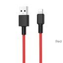 Hoco data cable Lightning 2A 1mt superior style red X29