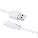 Hoco data cable Lightning 2.1A 1mt white X1