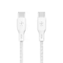 Belkin Cavo Dati Type-C to Type-C 100W 3 m In Nylon White CAB014BT3MWH