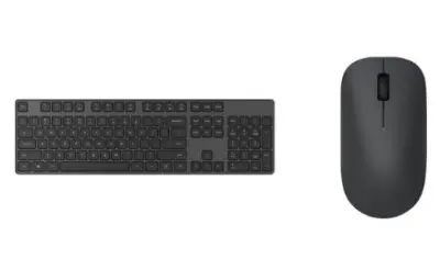 Xiaomi Kit Tastiera e Mouse Wireless Black WXJS01YM 