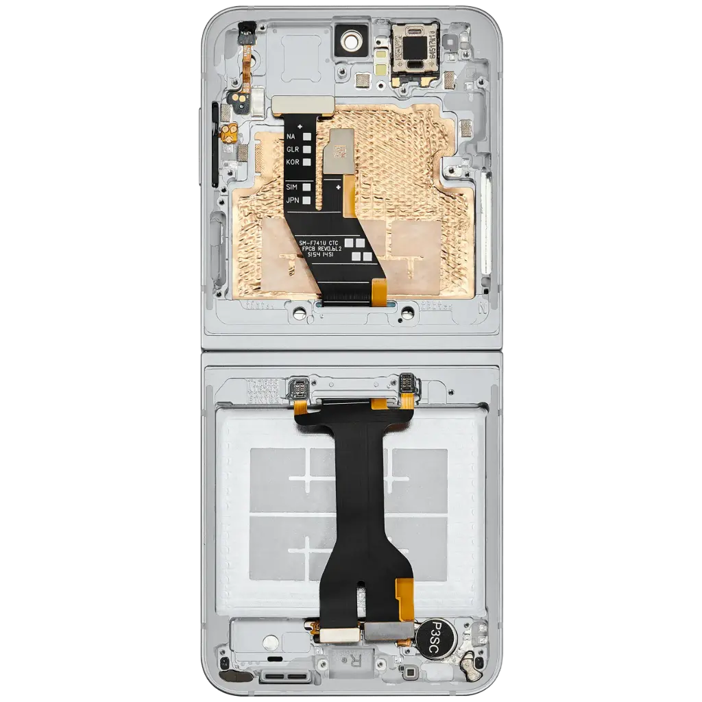 Samsung Display LCD Z Flip 6 5G SM-F741B Inner White GH82-35013F GH82-35014F (Assembled)