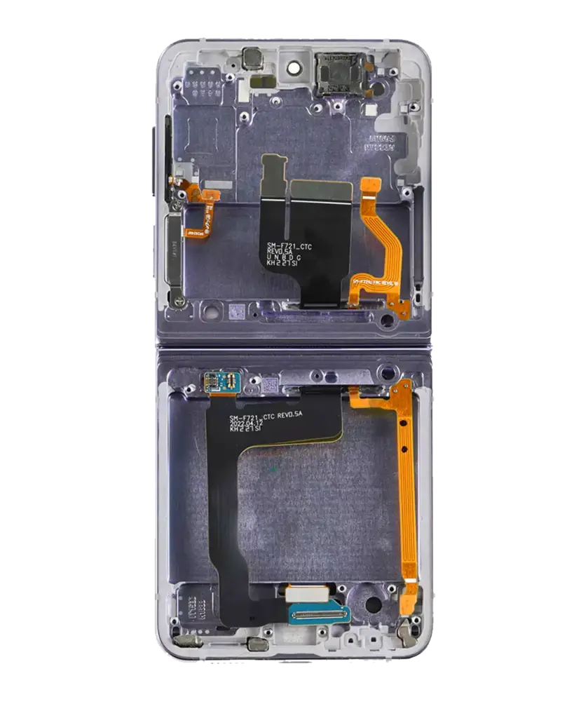 Samsung Display LCD Z Flip 4 SM-F721B Inner Bora Purple GH82-29440B GH82-29441B GH82-30238B GH82-30239B