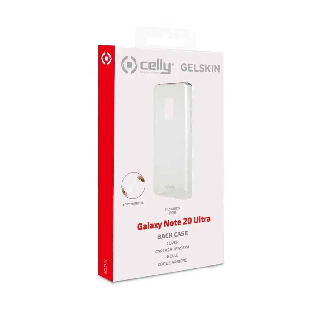 Celly Case Samsung Note 20 Ultra 5G TPU Transparent GELSKIN923