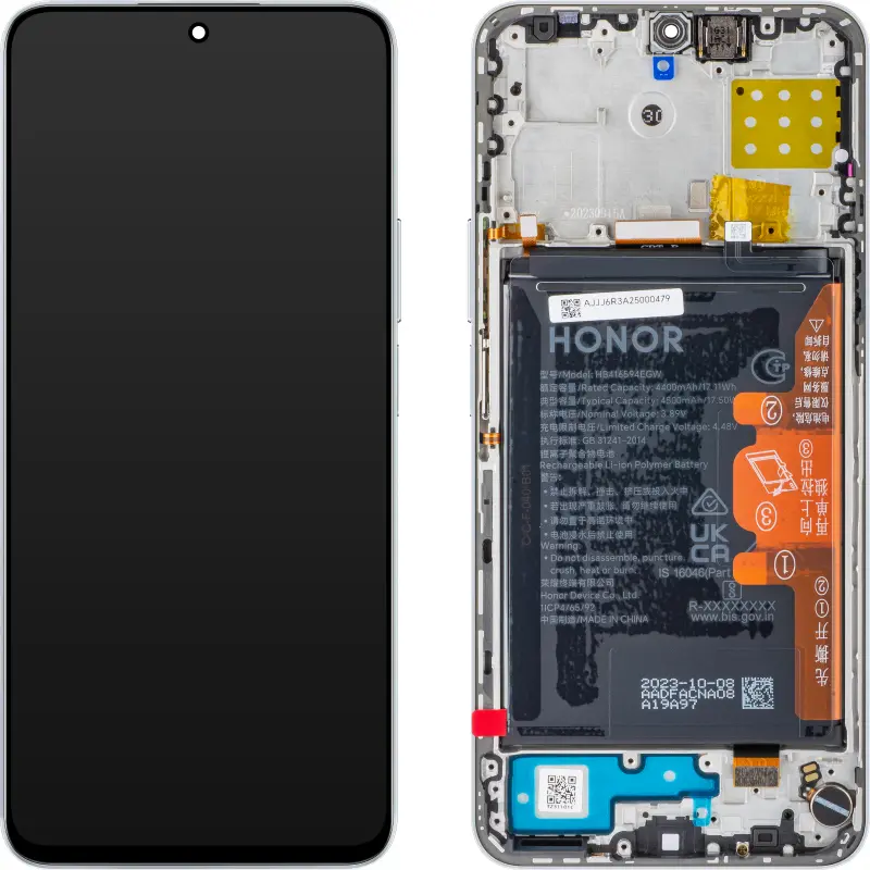 Honor Display LCD Honor 90 Lite X8a Titanium Silver Con Batteria 0235AEUK