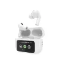 Gembird Earphones With Noise Cancelling and Display White TWS-LCD-AN01-W