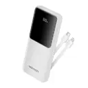 Vention Power Bank 10000 mAh 22.5W con Cavo Dati Type-C e Lightning White FHOW0