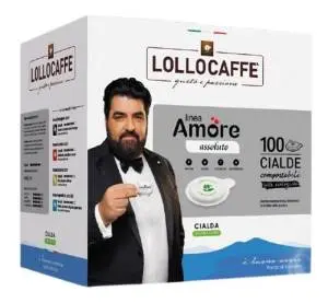 Lollocaffè Box Coffee Pods Absolute Love 44 mm 100 Pcs