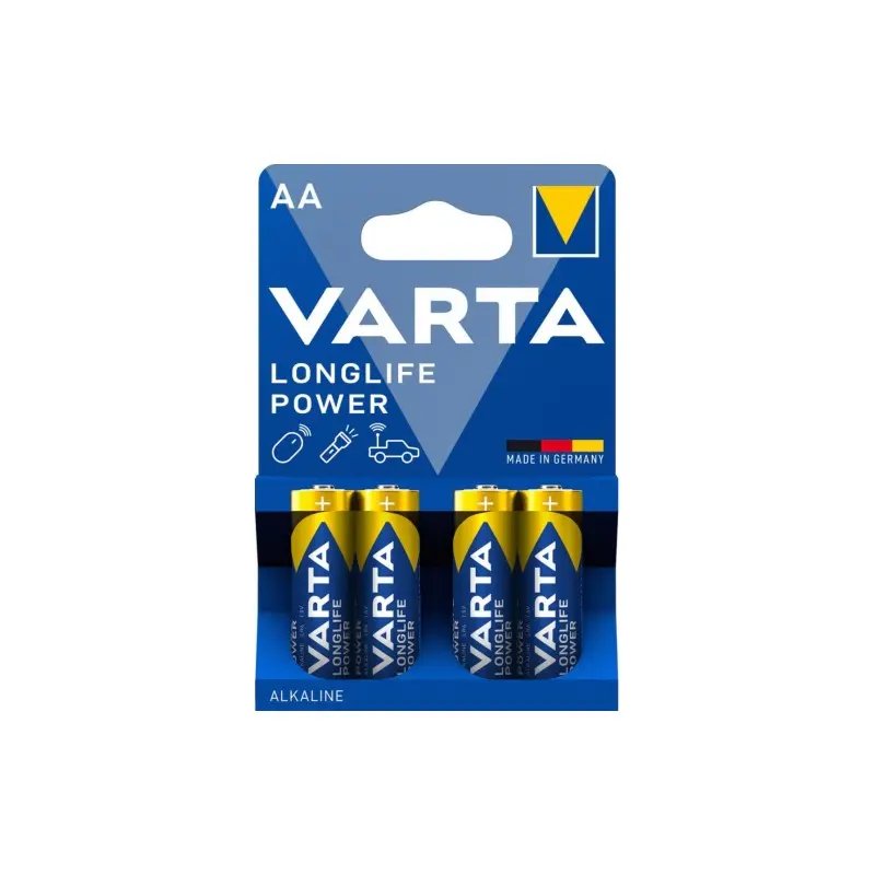 Varta Batteria Stilo AA Alcaline Longlife Power (4 Pz)