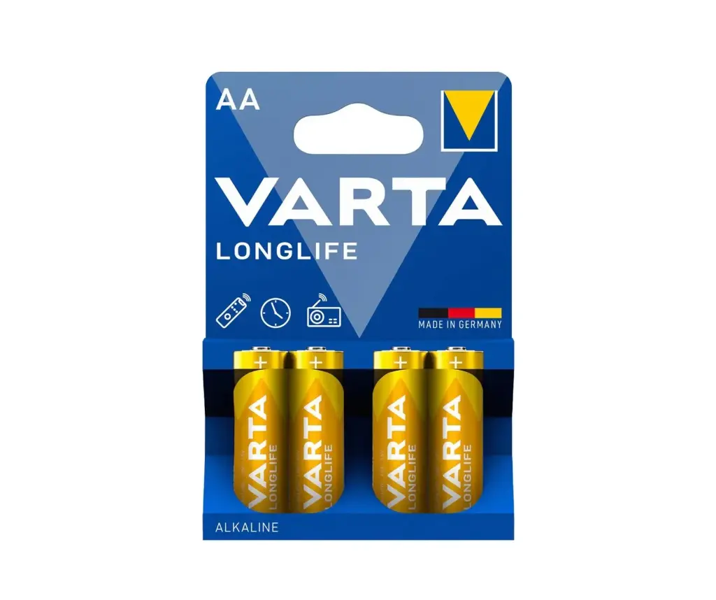 Varta Battery Stylus AA Alcaline Longlife (4 Pcs)