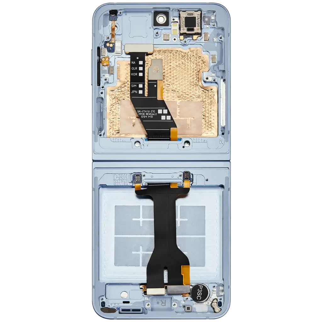 Samsung Display LCD Z Flip 6 5G SM-F741B Inner Blue GH82-35013C GH82-35014C (Assembled)