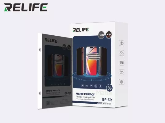 Relife Hydrogel Film Matte Privacy 50 Pcs GF-3R *WITHOUT CUTTING CODES*