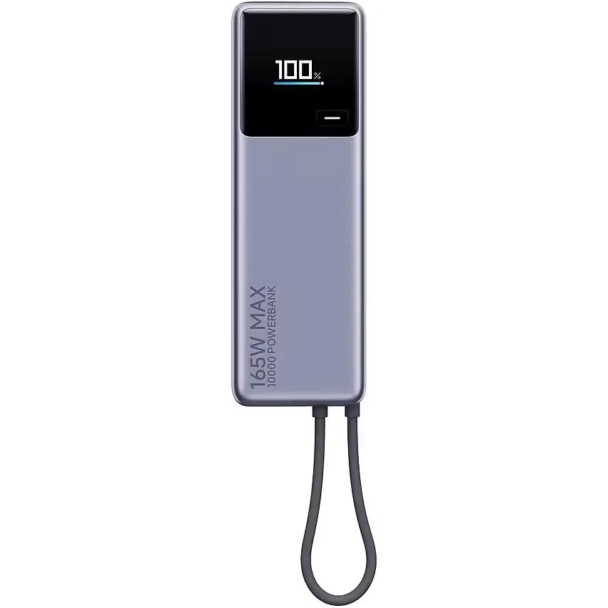 Xiaomi Power Bank 10000mAh 165W con Cavo Type-C Gray BHR9361GL 
