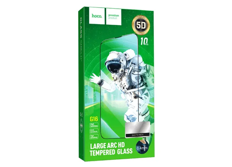 Hoco Tempered Glass iPhone 17 Pro Fullscreen 5D G16