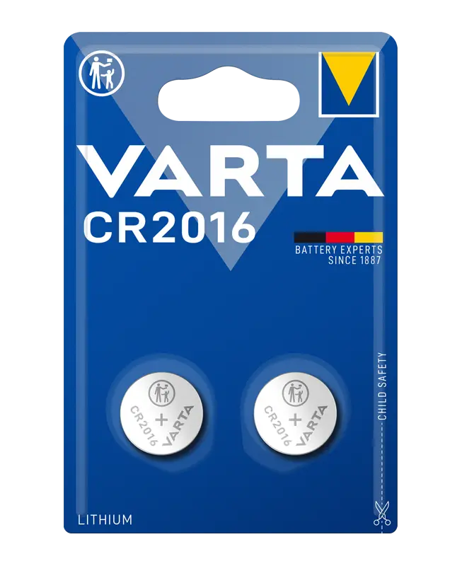 Varta Battery Button lithium 2 Pcs DL2016 CR2016