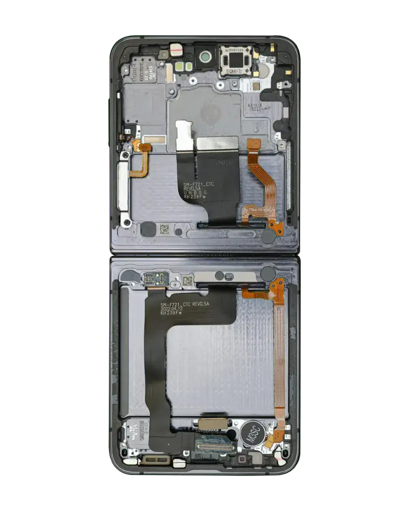 Samsung Display LCD Z Flip 4 5G SM-F721B Inner Graphite GH82-29440A GH82-29441A GH82-30238A GH82-30239A (Assembled)