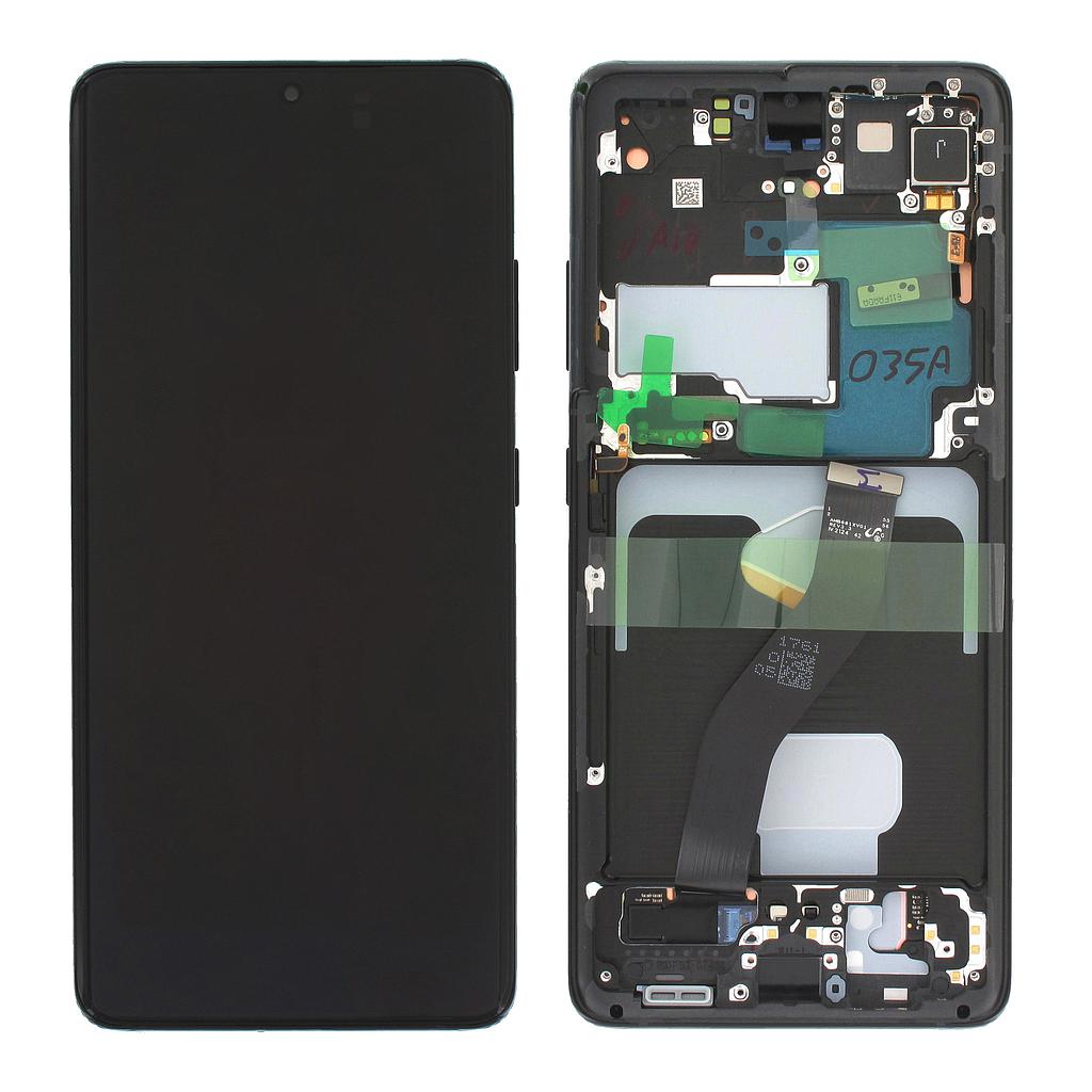 Samsung Display LCD S21 Ultra 5G SM-G998B Black With Frame GH82-26035A GH82-26036A GH82-26039A