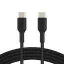 Belkin Data Cable Type-C to Type-C 1m In Nylon Black CAB004BT2MBK