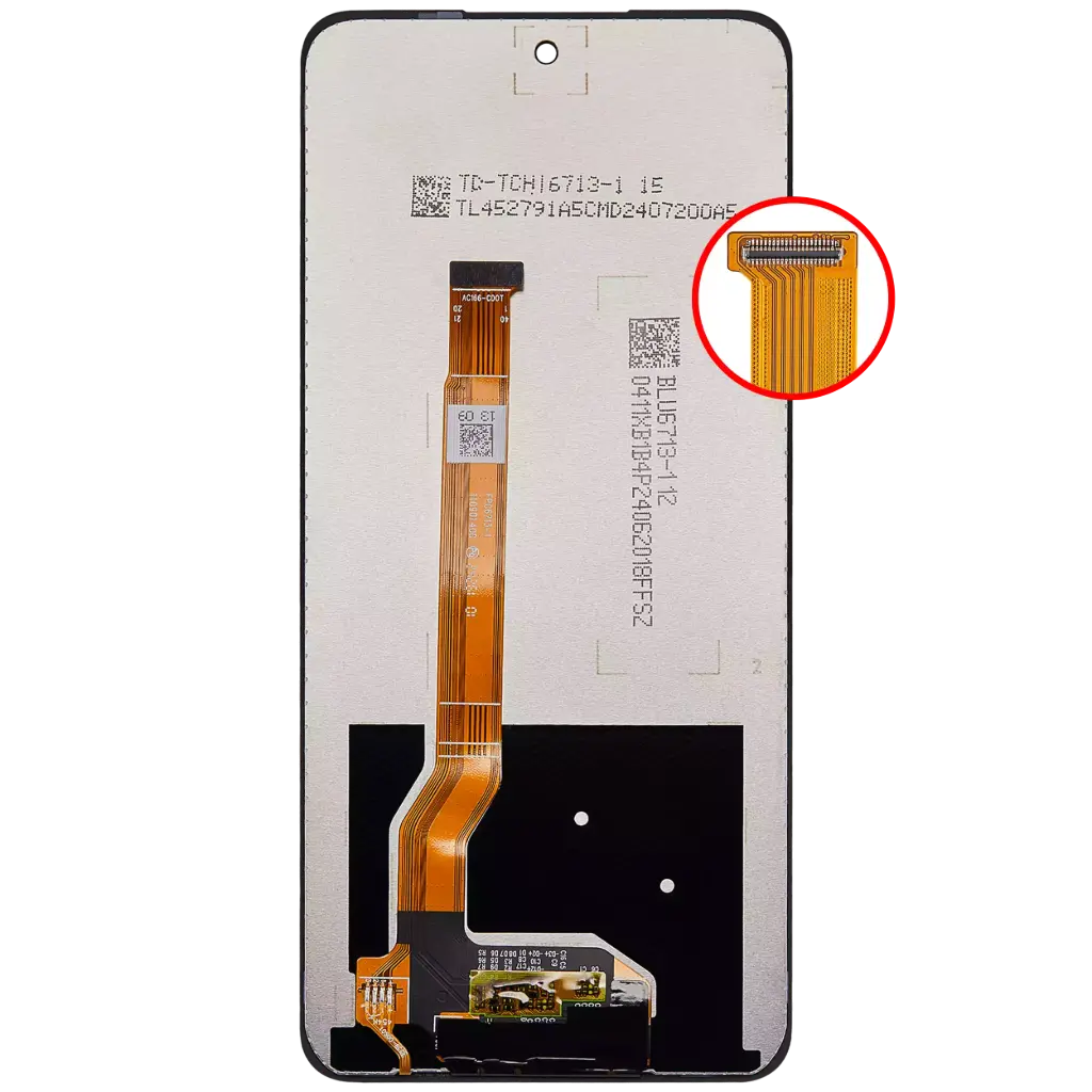 Oppo Display LCD A5X A80 5G A60 5G A60 4G A5 5G A5 4G A3 5G A3 4G A3 Pro 5G Realme C75 5G Realme C65 5G C65 4G No Frame Rigenerato
