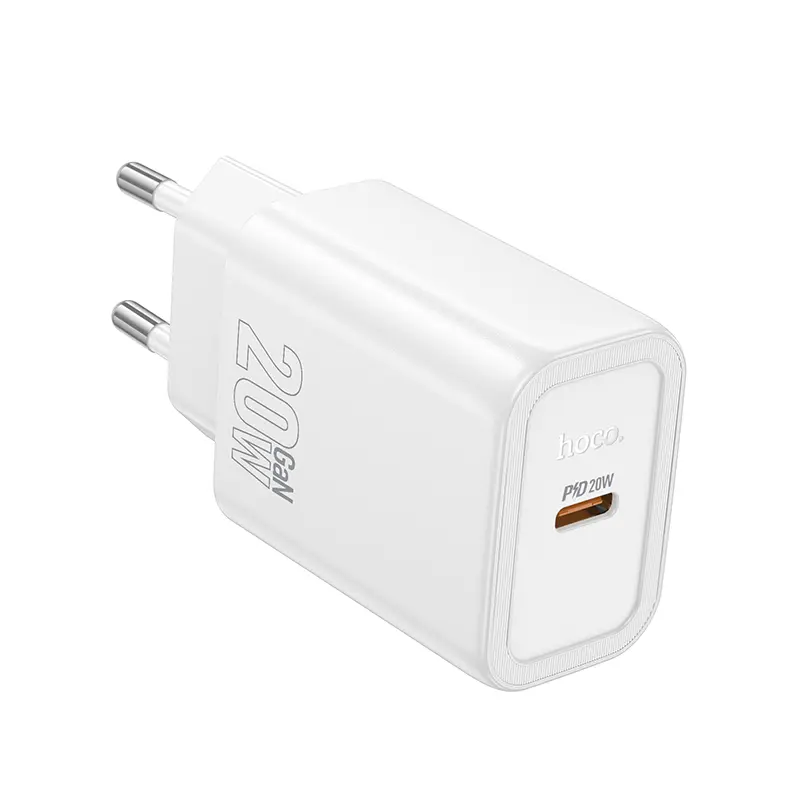 Hoco Charger USB-C 20W GaN White N60.U.WH