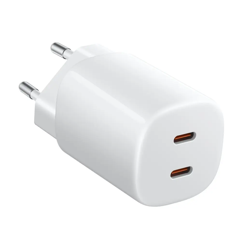 Xiaomi Charger 2 Ports (2 USB-C) 45W Nano Turbo Charging White BHR087OEU