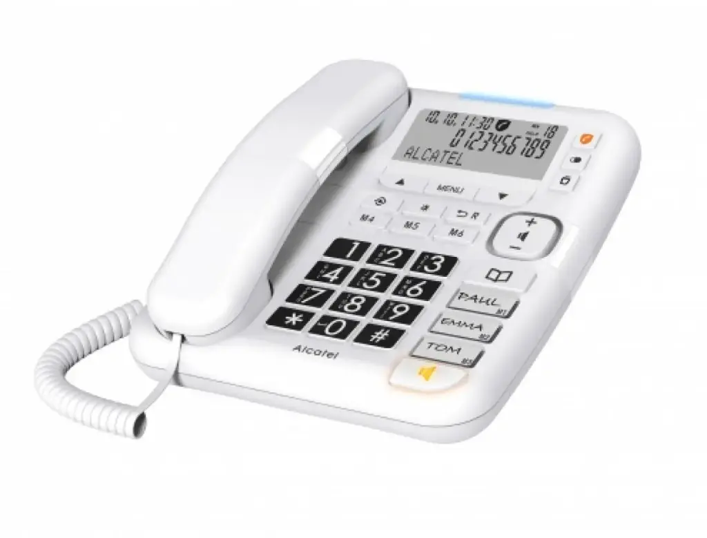 Alcatel Landline Phone TMAX 70 White ATL1424294