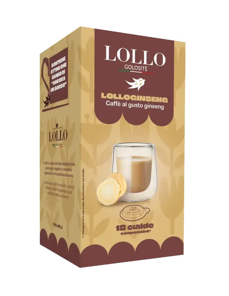 Lollo Golositè Box Caffè in Cialde Gusto Ginseng 18 Pz
