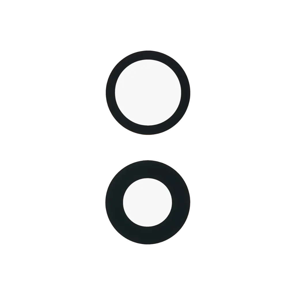 Apple Vetro Lente Fotocamera iPhone 16 iPhone 16 Plus (2 Pz) Compatibile