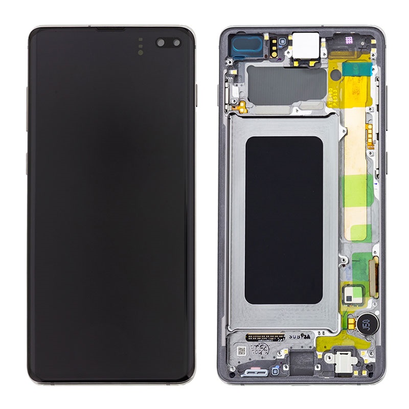 Samsung Display LCD S10 Plus SM-G975F Black With Frame Refurbished