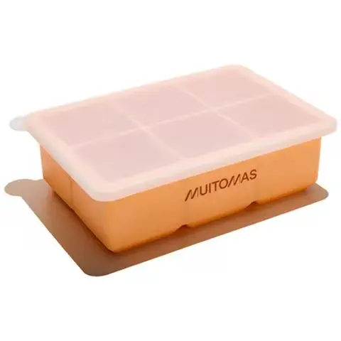 Muitomas Icecube Tray Silicone Peach ICECUBESILPF