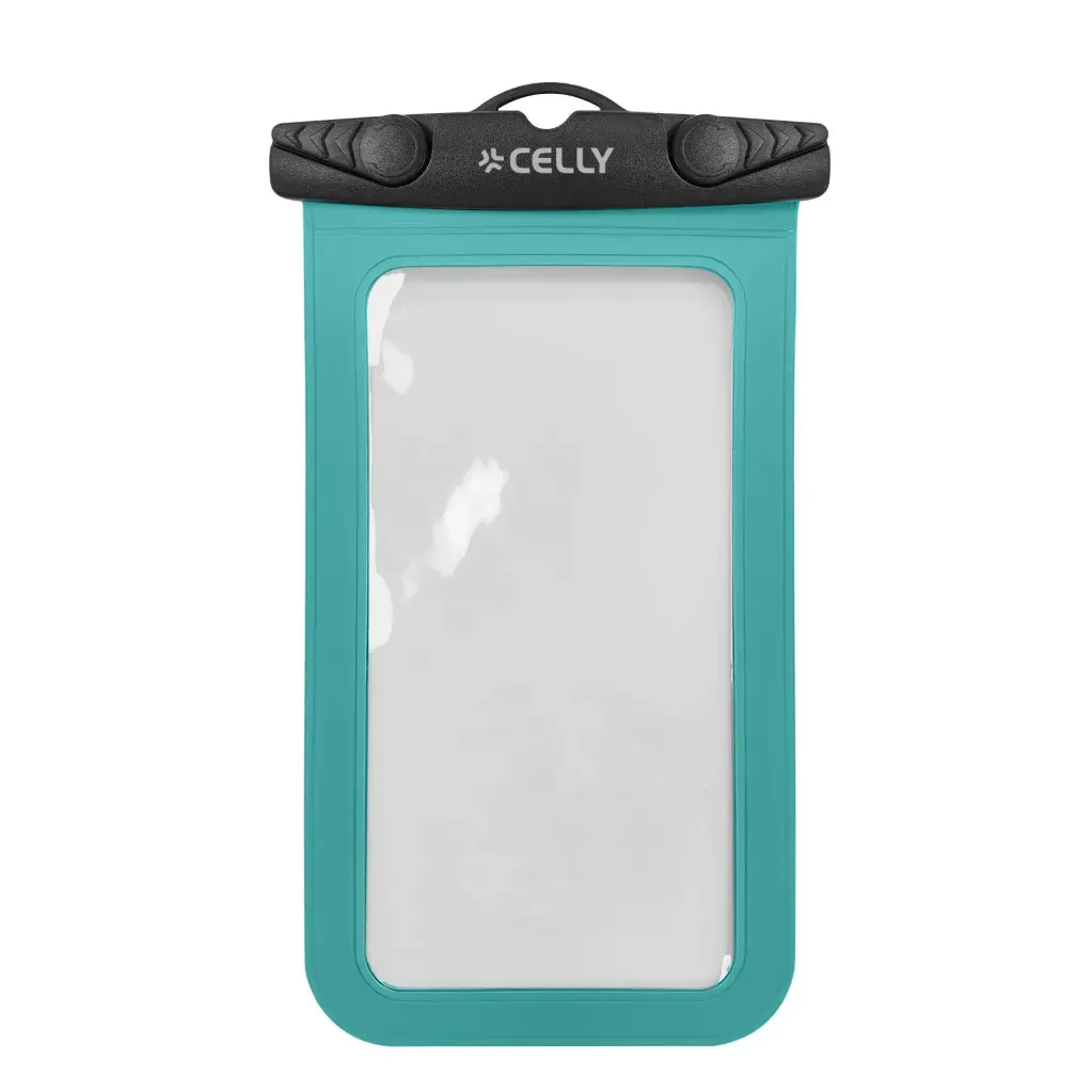 Celly Custodia Impermeabile Trasparente Fino A 7'' Torque SPLASHBAG26TU