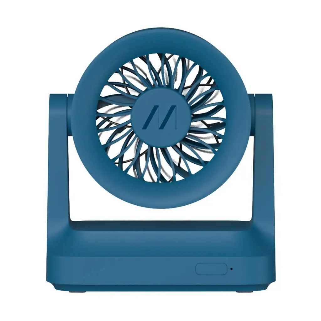 Muitomas Mini Ventilatore Portatile Da Scrivania Con Ricarica USB-C Blue DESKFANBL